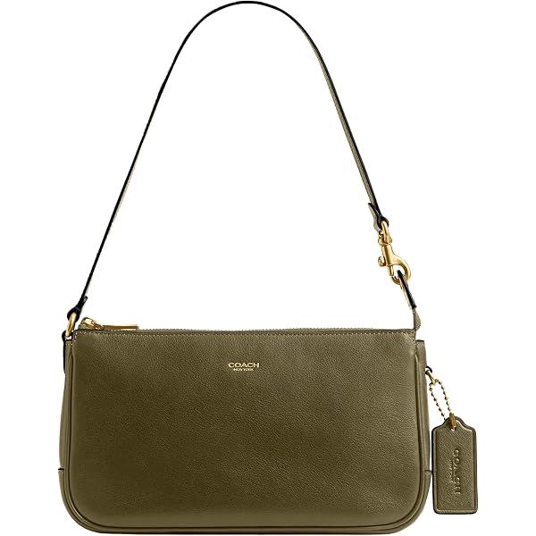 Coach Edie Leather Shoulder Bag with Floral Rivets - #F33700